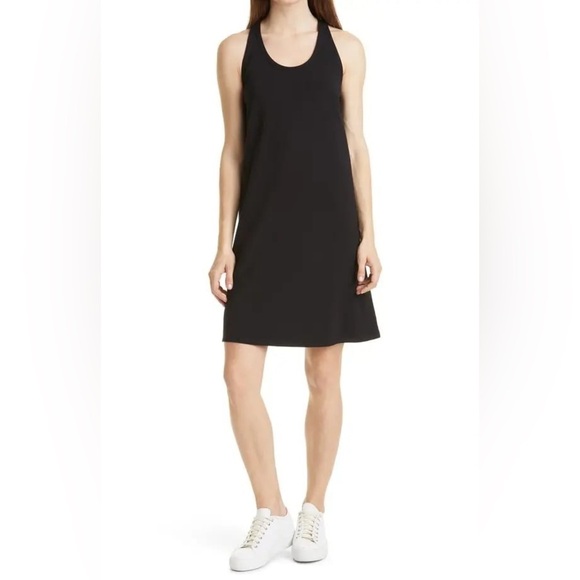 Eileen Fisher Organic Cotton Racerback Tank Dress, sz medium - Picture 1 of 5